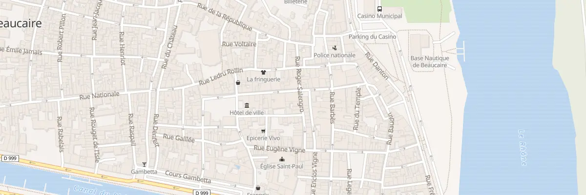 Plan du 13B Rue Roger Salengro à Beaucaire
