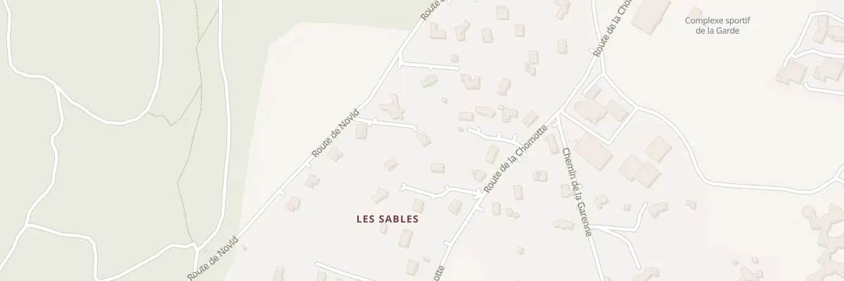 Plan du 421 Rte de Novid à Roiffieux