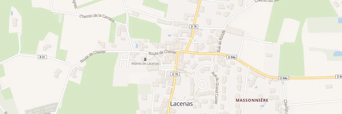 Plan du 5062 Le Bourg à Lacenas