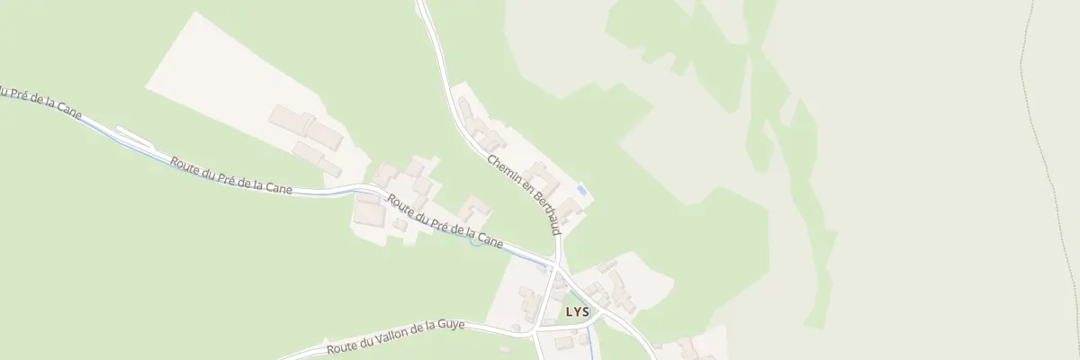 Plan du 76 Che en Berthaud à Sassangy