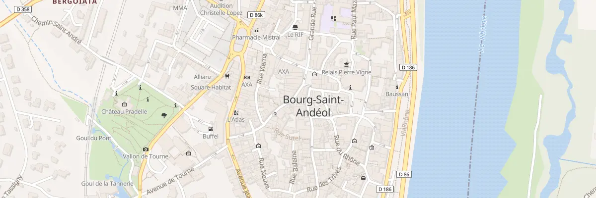 Plan du 3 Rue de Tourne à Bourg-Saint-Andéol