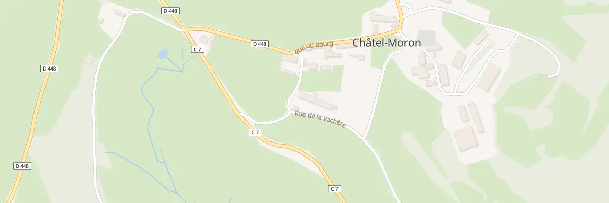 Plan du 5 Rue du Jeu de Quille à Châtel-Moron