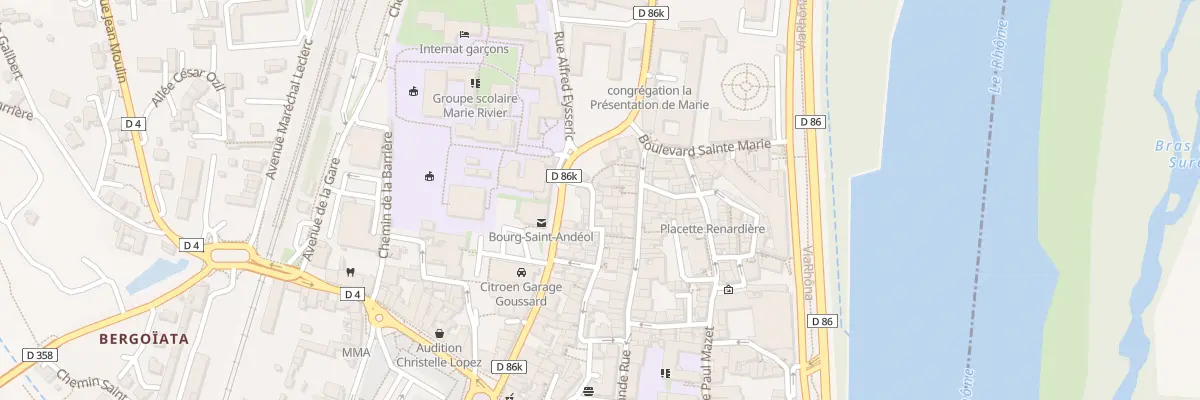 Plan du 20B Rue des Chazes à Bourg-Saint-Andéol