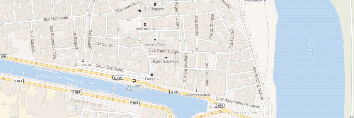 Plan du 24 Pas de l’Eveche à Beaucaire