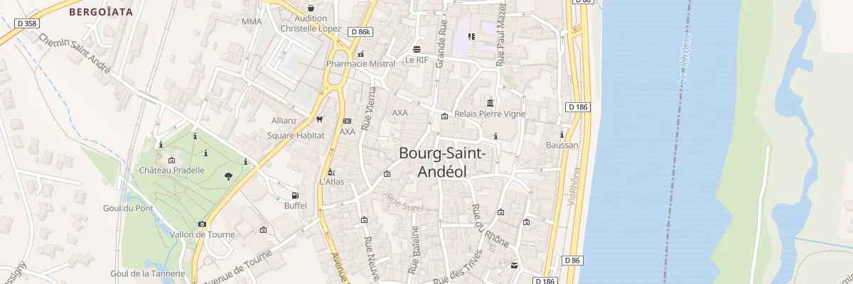 Plan du 1 Rue de Tourne à Bourg-Saint-Andéol