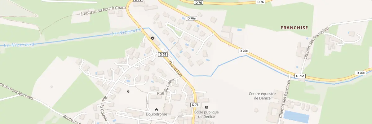 Plan du 5001M Le Bourg à Denicé