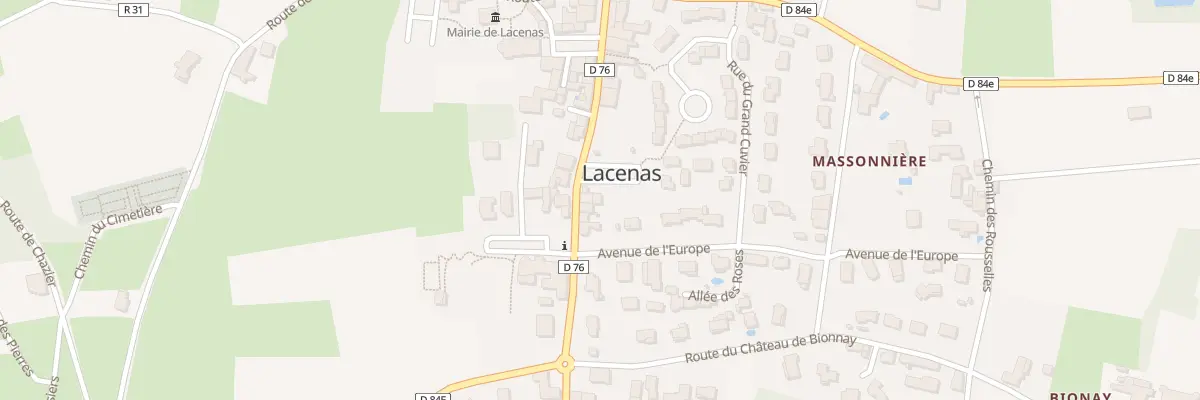 Plan du 5081 Grand’Rue à Lacenas