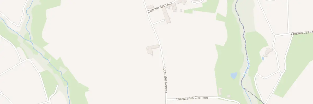 Plan du 2160 Rte des Ronzes à Régnié-Durette