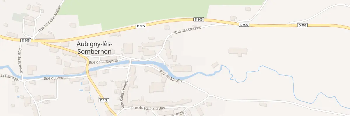 Plan du 6B Rue des Ouches à Aubigny-lès-Sombernon