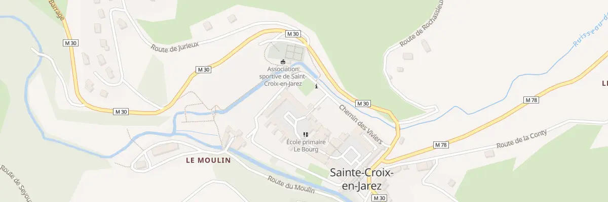 Plan du 5005 Le Bourg à Sainte-Croix-en-Jarez
