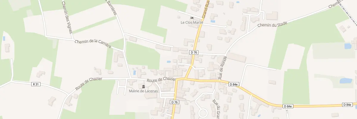Plan du 28 Imp Père Madignier à Lacenas