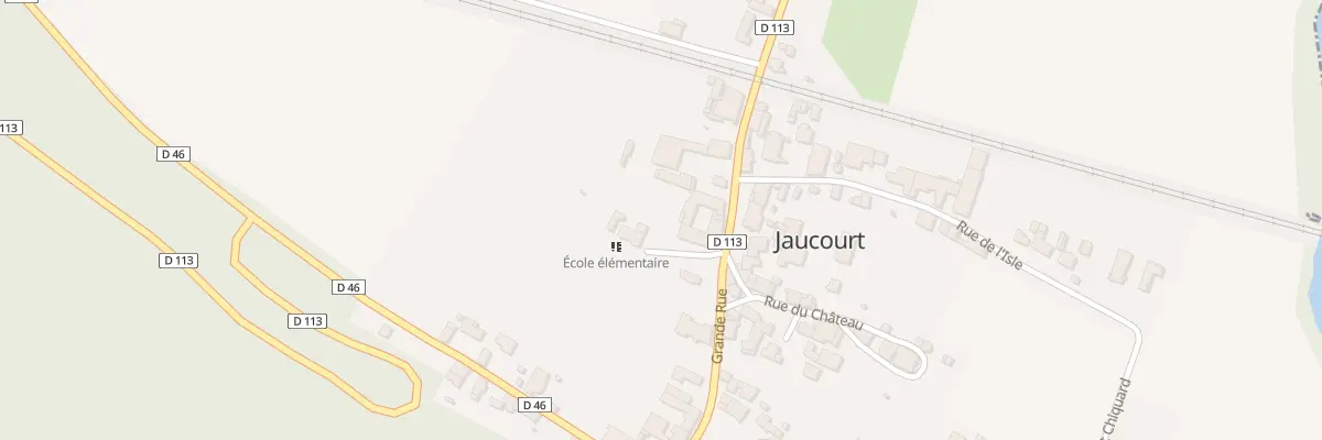 Plan du 1 Pl du Tilleul à Jaucourt