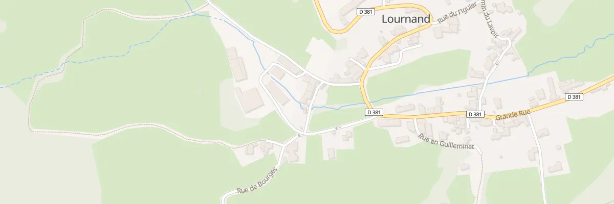 Plan du 5165 Lournand à Lournand