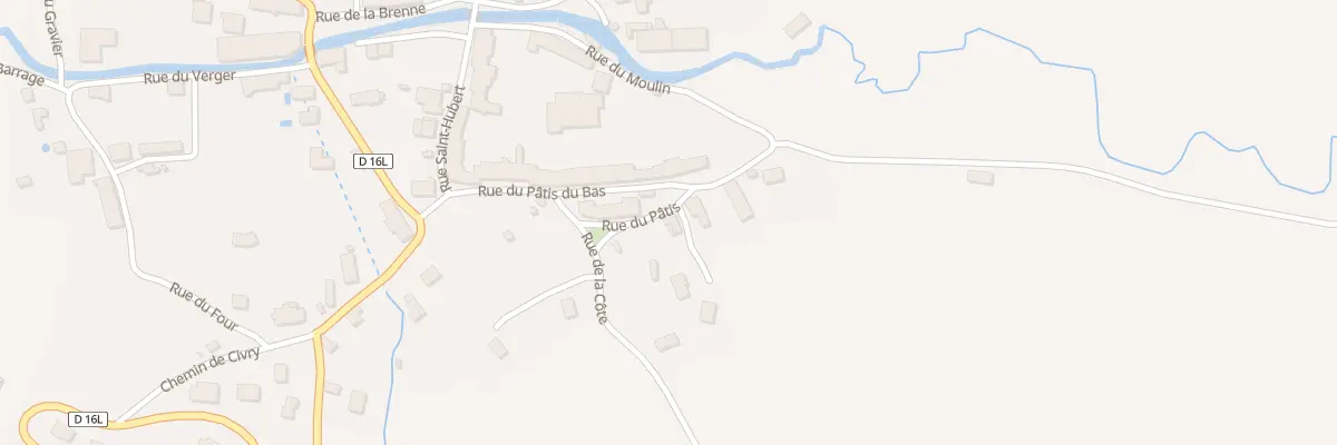 Plan du 2B Rue du Pâtis à Aubigny-lès-Sombernon