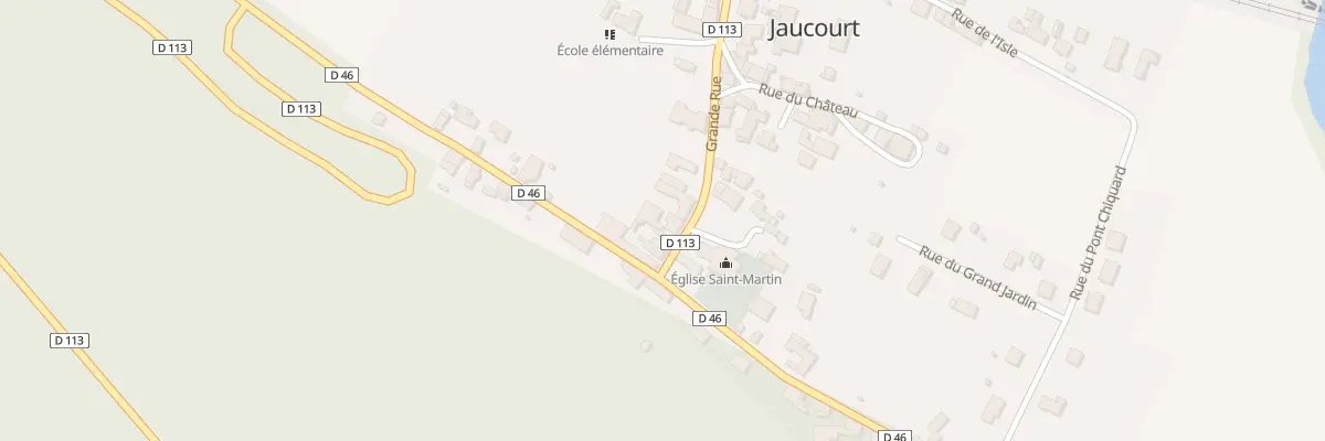 Plan du 5 Gr Grande Rue à Jaucourt