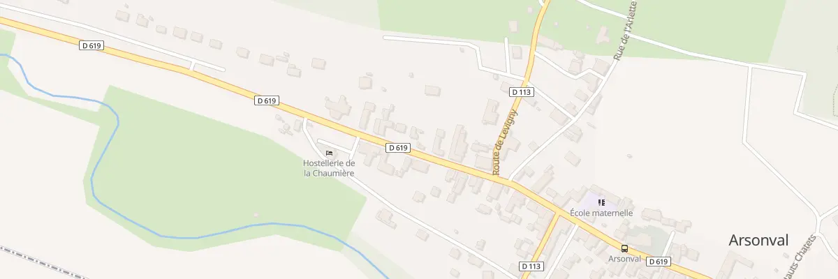 Plan du 48 Rte Nationale à Arsonval
