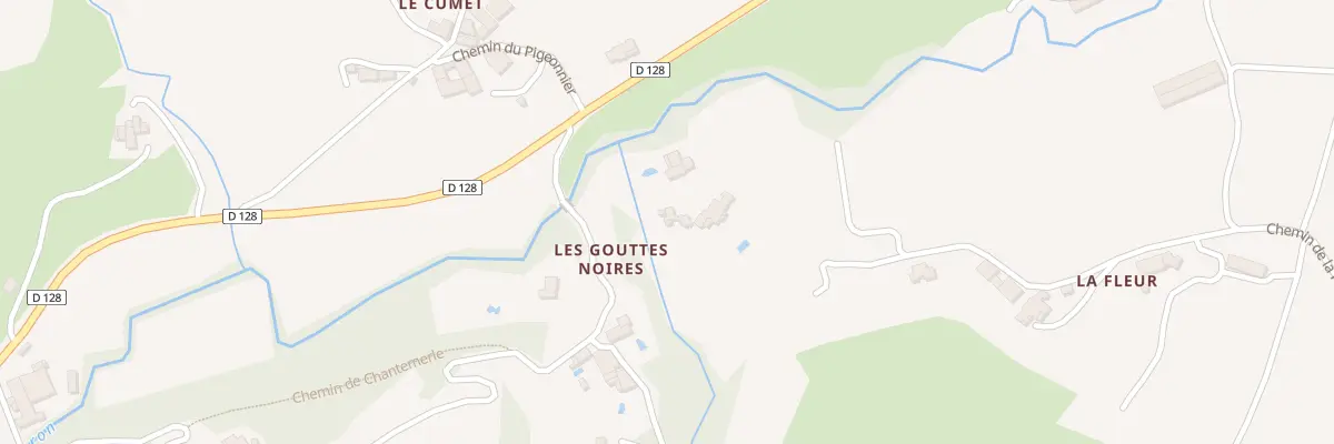 Plan du 5440 Les Gouttes Noires à Vaugneray