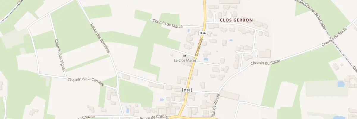 Plan du 262 Grand’Rue à Lacenas