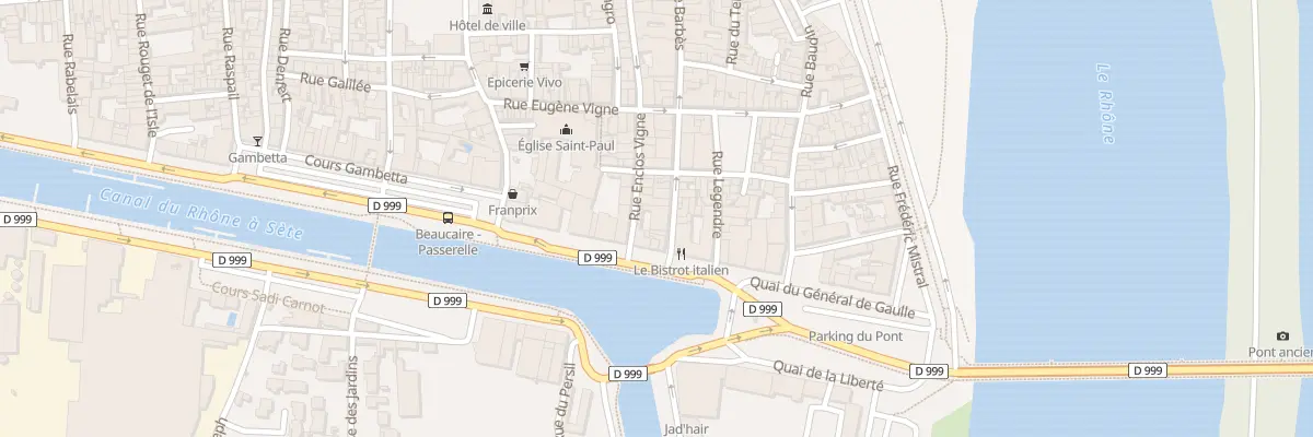 Plan du 3T Rue Barbes à Beaucaire