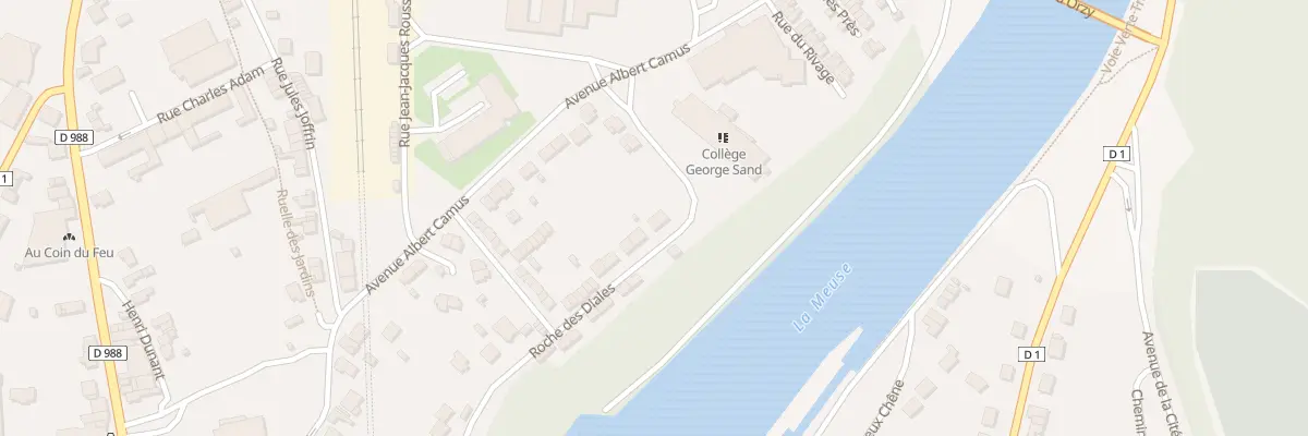 Plan du 583 Rue Roche des Diales à Revin