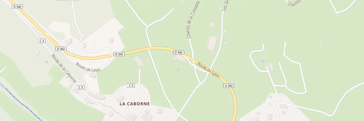 Plan du 6234 Rte de Lyon à Chabanière