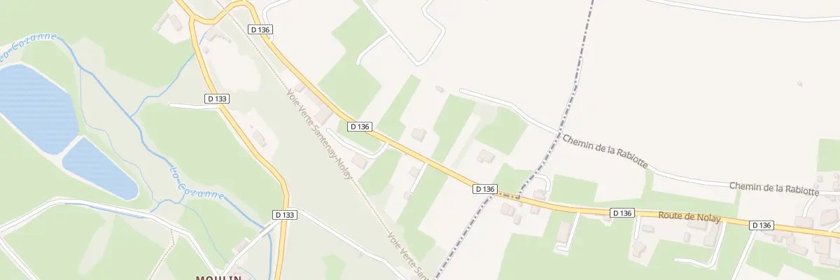 Plan du 1 Rte de Dezize à Paris-l’Hôpital