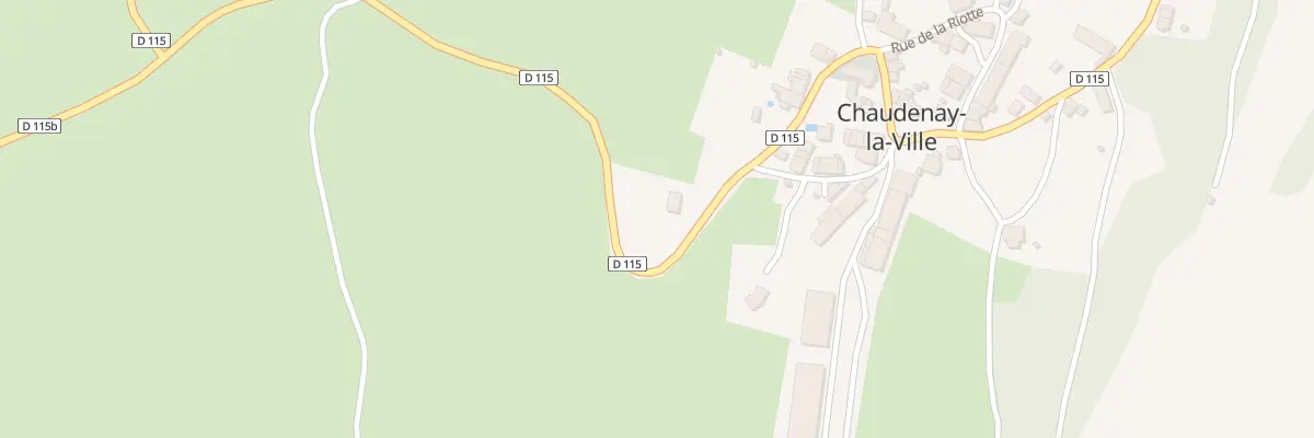 Plan du 12 Rue de l’Eglise à Chaudenay-la-Ville
