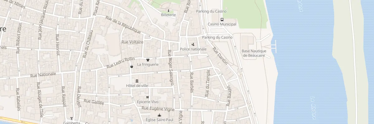 Plan du 39 Rue Barbes à Beaucaire