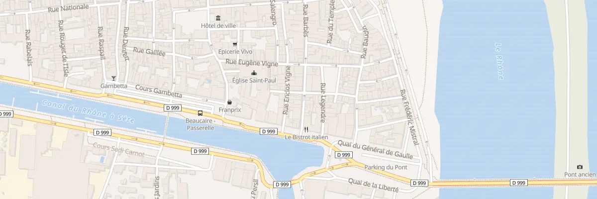 Plan du 9 Rue Barbes à Beaucaire
