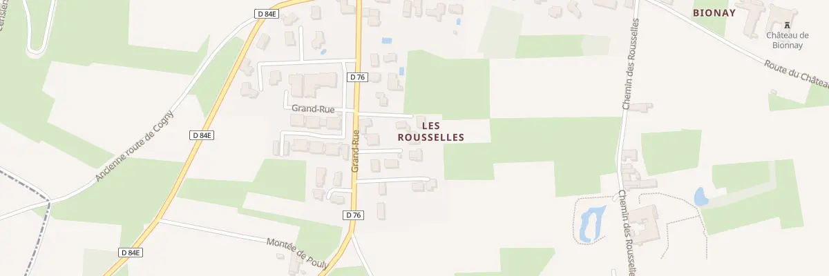 Plan du 971 Grand’Rue à Lacenas