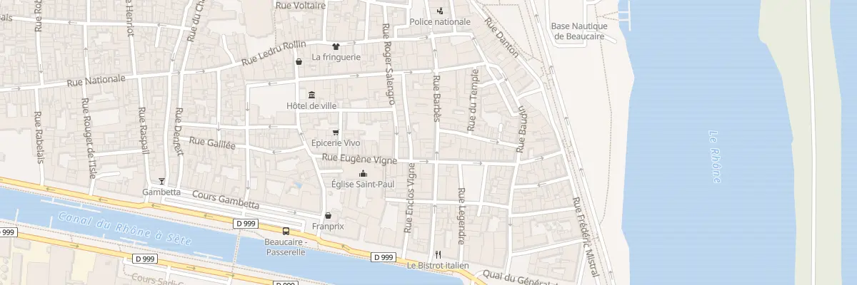 Plan du 23 Rue Barbes à Beaucaire