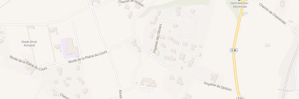 Plan du 6092 Moynache à Saint-Montan