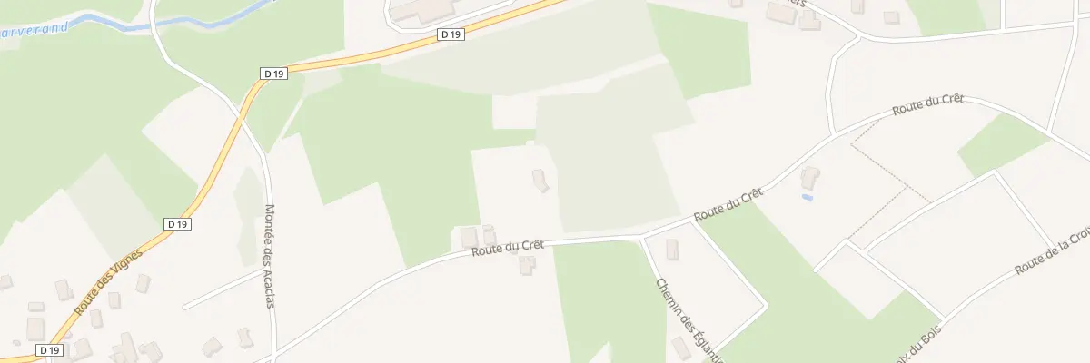 Plan du 592 Rte du Cret à Saint-Julien