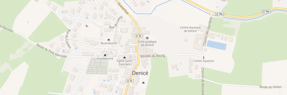 Plan du 5017B Le Bourg à Denicé