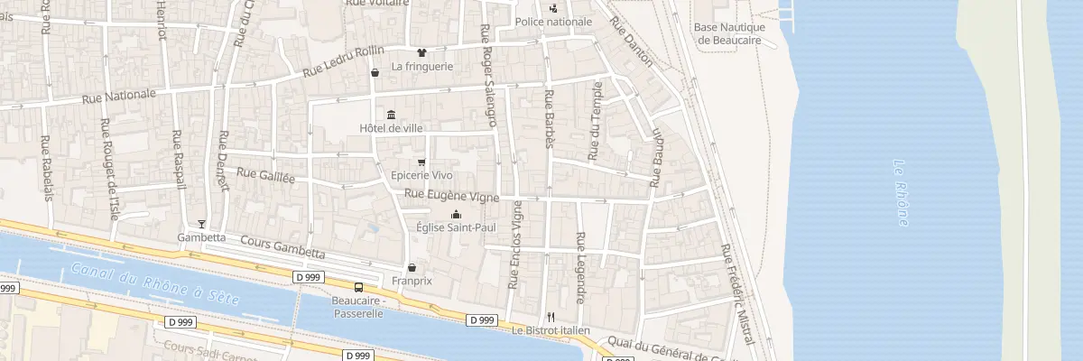 Plan du 21 Rue Barbes à Beaucaire