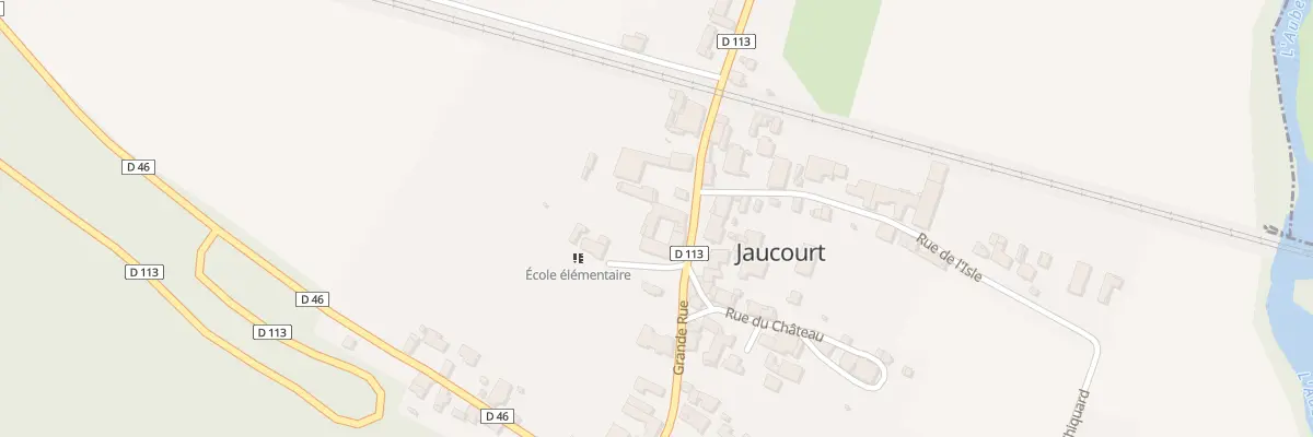 Plan du 15 Gr Grande Rue à Jaucourt