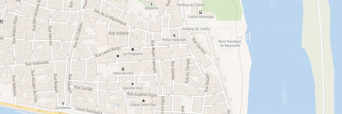Plan du 35B Rue Barbes à Beaucaire
