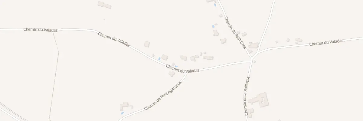 Plan du 1423 Che du Valadas à Saint-Alexandre
