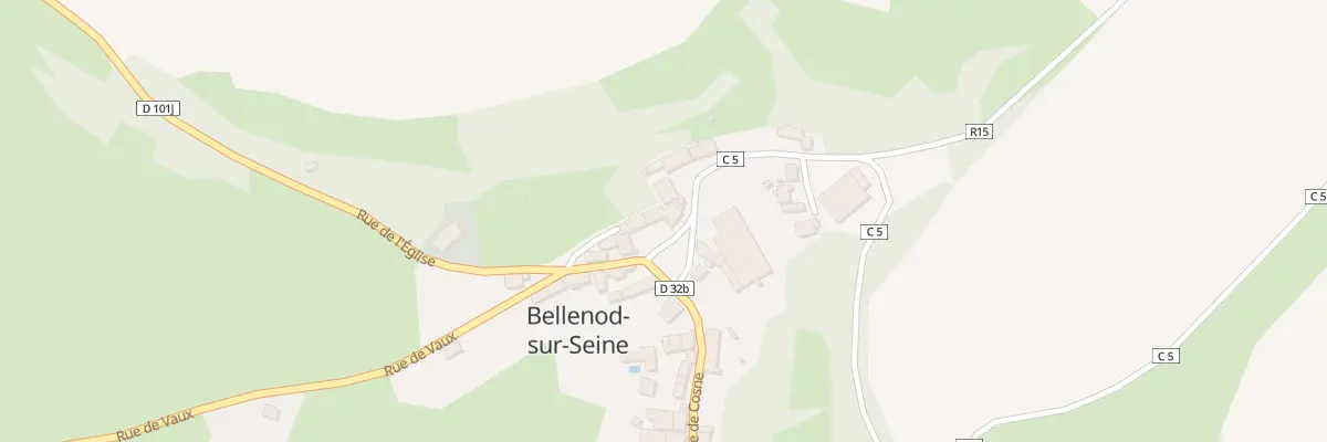 Plan du 9005 Rue Raviot à Bellenod-sur-Seine