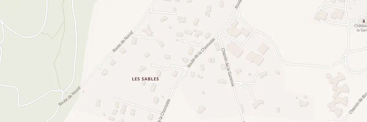 Plan du 5710 Les Sables à Roiffieux