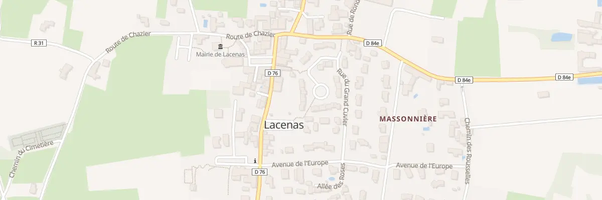 Plan du 6 Rpt du Beaujolais à Lacenas
