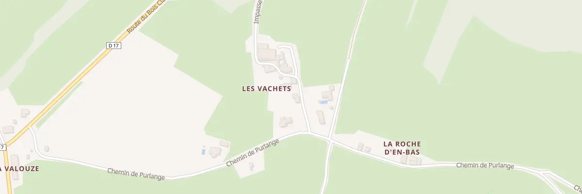 Plan du 5117 Les Vachets à Sainte-Cécile