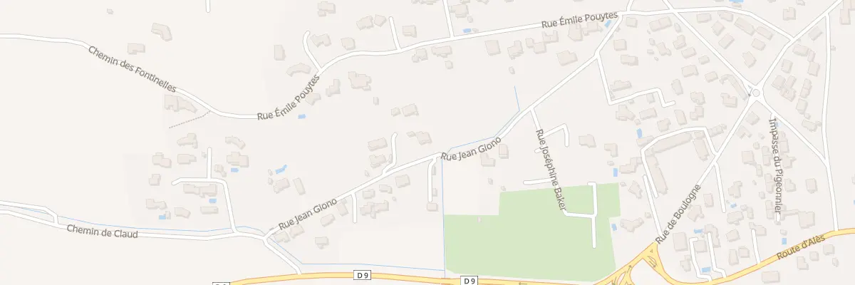 Plan du 290 Rue Jean Giono à Laudun-l’Ardoise