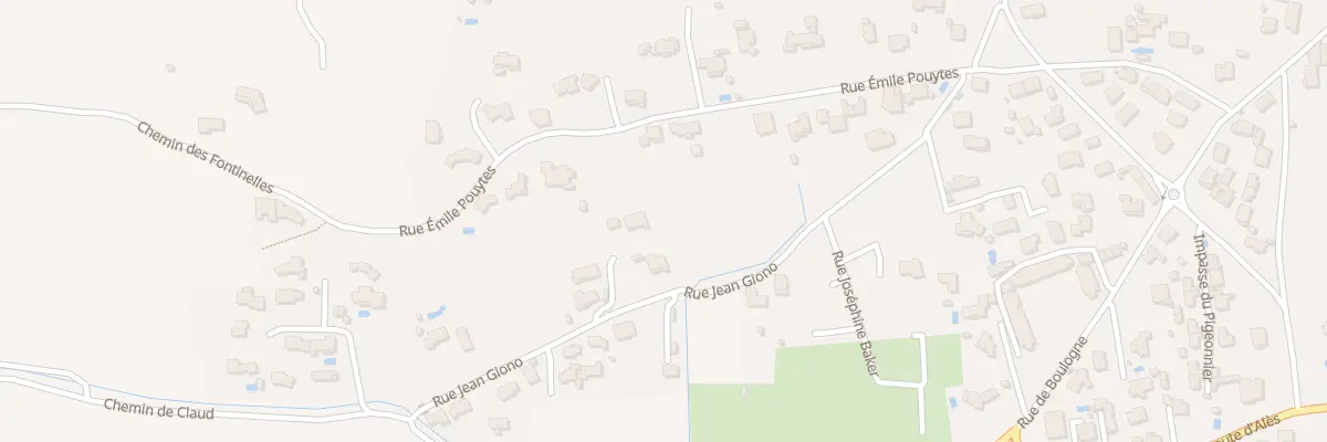 Plan du 344 Rue Jean Giono à Laudun-l’Ardoise