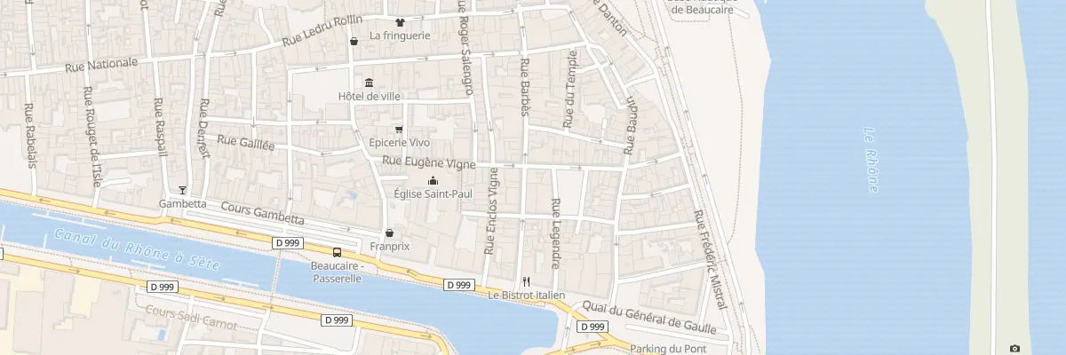 Plan du 16 Rue Barbes à Beaucaire