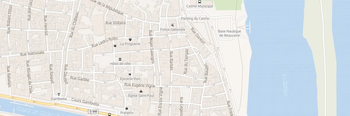 Plan du 34 Rue Barbes à Beaucaire