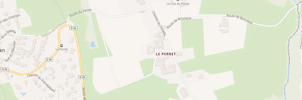 Plan du 46 Imp du Perret à Chaussan