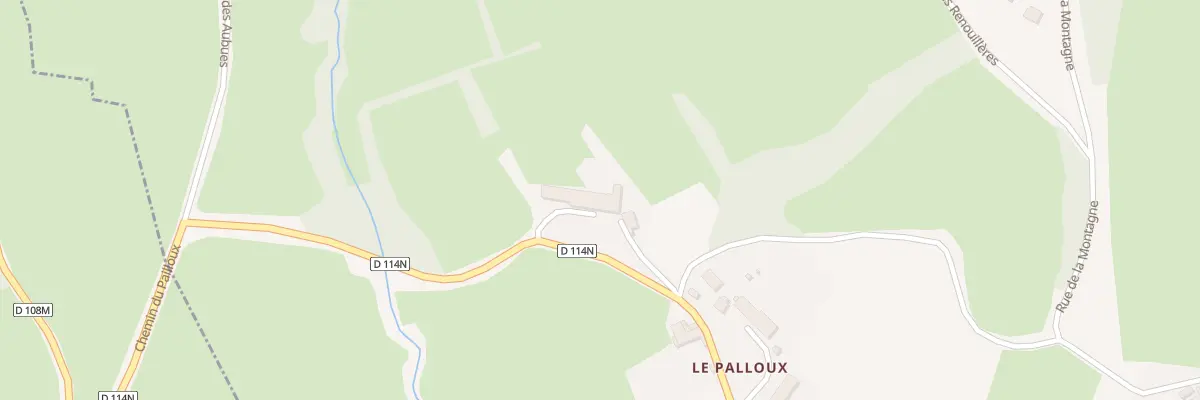 Plan du 28 Le Palloux à Montoillot