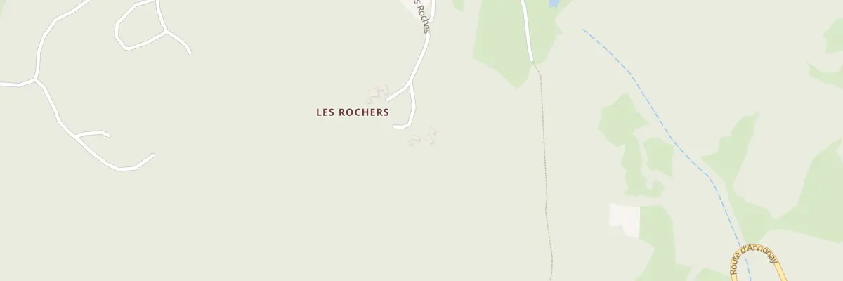 Plan du 665 Che des Roches à Bozas