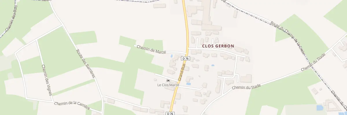 Plan du 198 Grand’Rue à Lacenas